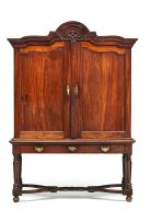 A Cape stinkwood cabinet-on-stand, late 18th century