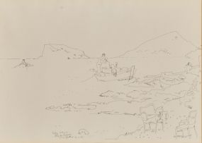 Walter Battiss; Early Morning, Bay of Sounion