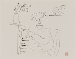 John Lennon; Four prints from Bag One Series including Hug, Dada Mama, Baby Grand and Bag One