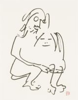 John Lennon; Four prints from Bag One Series including Hug, Dada Mama, Baby Grand and Bag One