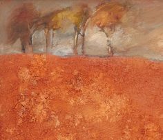 Gail Catlin; Landscape with Trees, a pair