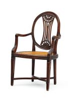 A Colonial Neo-Classical teak armchair, late 18th/early 19th century