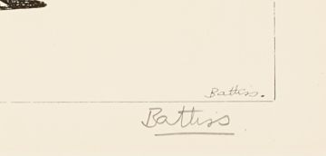 Walter Battiss; Hair and Figures