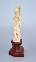 An Indian ivory figural group, first half 20th century