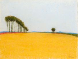 Pieter van der Westhuizen; Landscape with Trees