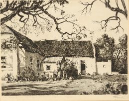 Tinus de Jongh; Stellenberg Kenilworth Cape; Old Huguenot Cottage French Hoek Cape, two