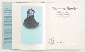 Bradlow, Frank R.; Thomas Bowler: His life and work
