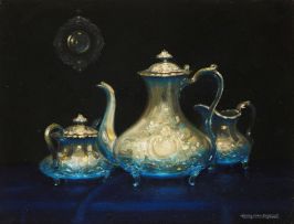 Henry John Dykman; Silver Tea Set