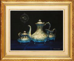 Henry John Dykman; Silver Tea Set