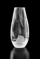 A Swedish glass vase, Vicke Lindstrand for Kosta, 1950-1973