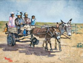 Conrad Theys; The Donkey Cart