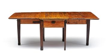 A Cape Neo-Classical yellowwood and stinkwood gateleg table, late 18th/early 19th century