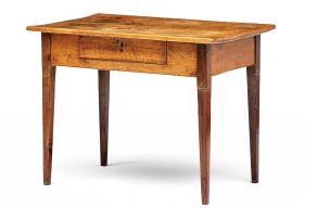 A Cape stinkwood, witels and inlaid side table, early 19th century
