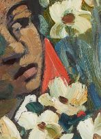 Hennie Niemann Snr; Girl with Flowers