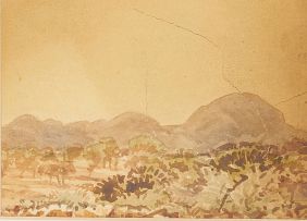 Adolph Jentsch; Namibian Landscapes, three