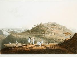 Henry Salt; Sandy Bay Valley in the Island of St Helena; The Town of Dixan in Abyssinia; Ruins of The Fort at Juanpore on the River Goomtee; The Town of Abha in Abyssinia; Riacotta in the Baramahal; and Ancient Excavations at Carli