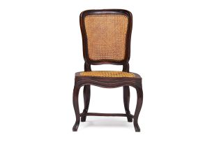 A Cape Louis XV-style stinkwood and caned side chair, late 18th century