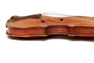 A Boer War prisoner of war violin, F A Truscott, 1899-1900