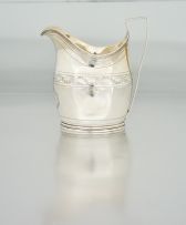 A George III silver milk jug, George Burrows I, London, 1800