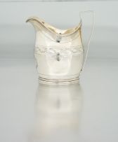 A George III silver milk jug, George Burrows I, London, 1800
