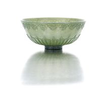 A Chinese jade bowl, 20th century