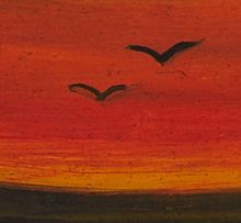 Herman van Nazareth; Landscape at Sunset