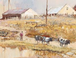 Christopher Tugwell; Farm Road and Cattle