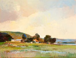 Errol Boyley; Landscape with Farm Houses