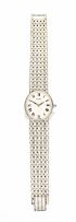Lady's 18ct white gold wristwatch, Piaget, 1980s