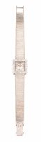 Lady's 18ct white gold cocktail watch, Omega