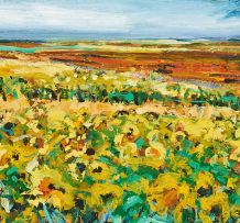 Helen Timm; Sunflower Field