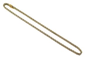 14ct gold rope-twist chain