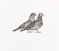 Gerhard Marx; Untitled (Hare); Unitled (Ribcage); Untitled (Pigeons), three