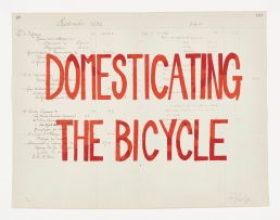 William Kentridge; Looking at the Sun; Torschluss Panik; AntEntropi-y; Domesticating the Bicycle, four