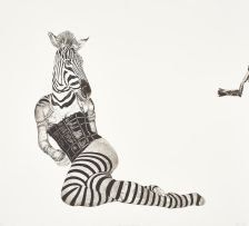 Bevan de Wet; PSR (Two Zebras Passing in the Night)