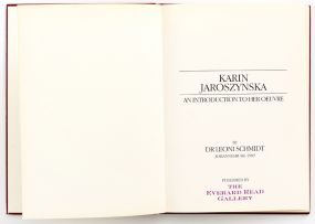 Schmidt, Leoni; Karin Jaroszynska. An Introduction to Her Oeuvre