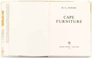 Atmore, M. G.; Cape Furniture