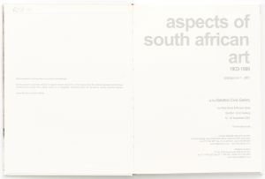 Borman, Johans and Siebrits, Warren; Aspects of South African Art. 1903 - 1999 (catalogue no.1)