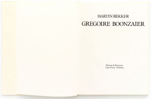 Bekker, Martin; Gregoire Boonzaier