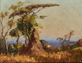 Willem Hermanus Coetzer; Bushveld Scenes, a pair