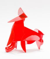 Edoardo Villa; Abstract Composition, Red