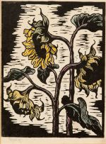 Gregoire Boonzaier; Sunflowers