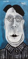 Paul Johan du Toit; Portrait of a Man with Spectacles