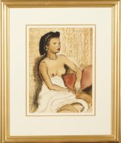 Nerine Desmond; Seated Nude