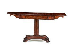 A William IV rosewood sofa table