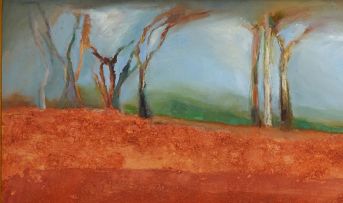 Gail Catlin; Landscape with Trees