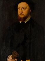 Manner of Hans Holbein; Portrait of a Seated Man