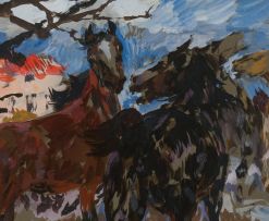Theodor Rocholl; Wild Horses