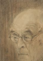 Gebhard Duve; Elderly Man Wearing Spectacles