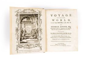 Anson, George; A Voyage around the World in the Years, MDCCXL, I, II, IV